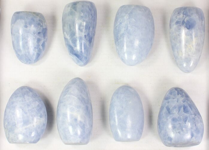 Lot: Lbs Free-Standing Polished Blue Calcite - Pieces #77722